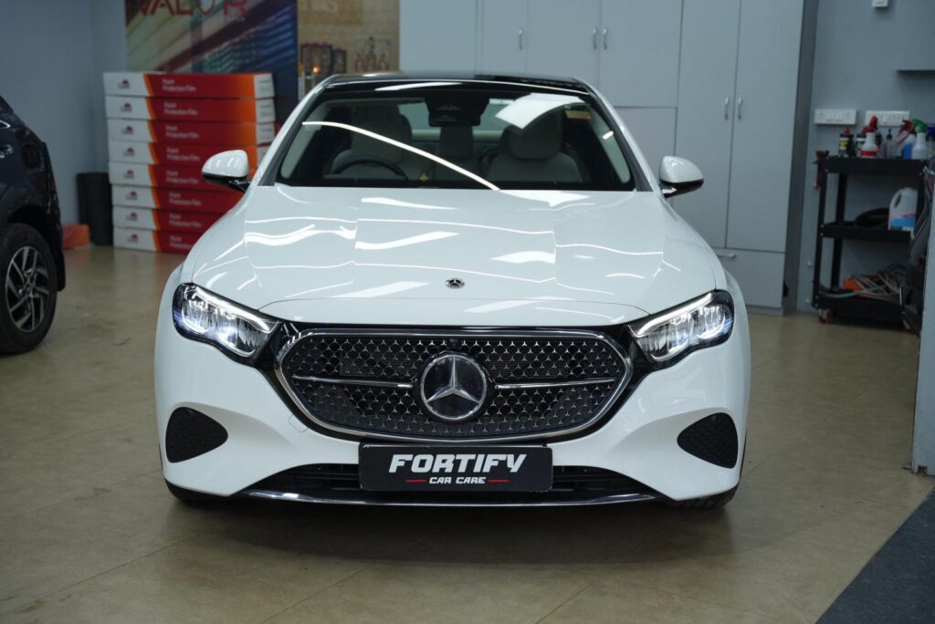 paint protection film on car