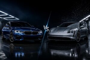 Luxury car comparison with a premium PPF protection concept
