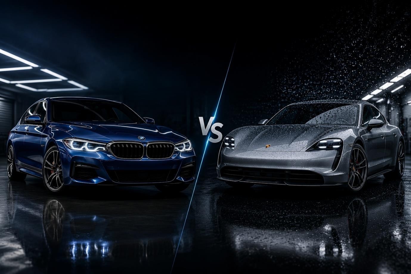 Luxury car comparison with a premium PPF protection concept