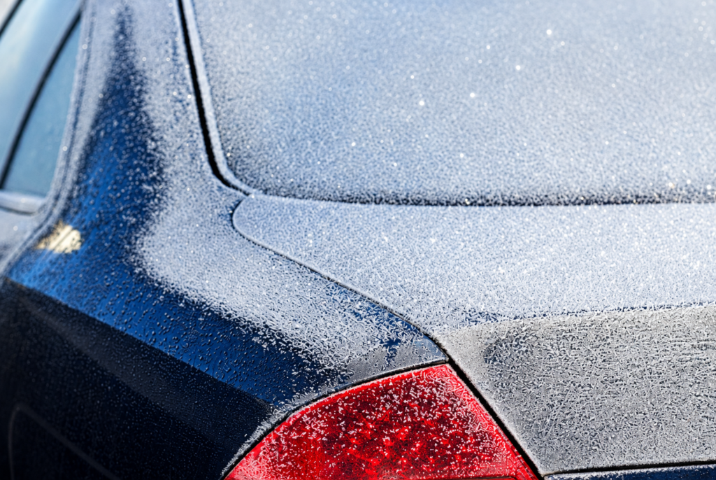 car hood water spots dull finish